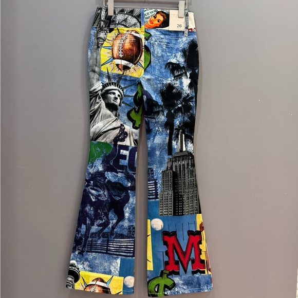 Alice + Olivia KAI LOW RISE PRINTED JEAN - Picture 10 of 12